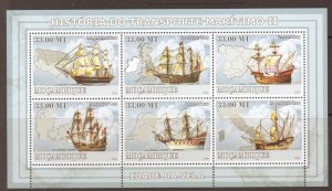 MOZAMBIQUE HISTORY OF SHIPS (1) MNH