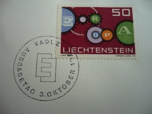 Postal History - Liechtenstein - Scott# 368 - First Day Cover