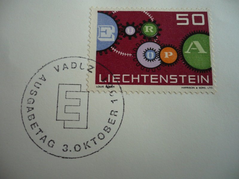 Postal History - Liechtenstein - Scott# 368 - First Day Cover