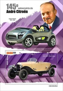 2025 12 - GUINEA BISSAU- ANDRE CITROEN 145TH II             1V    MNH **