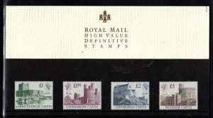 GB 1988 QE2 Castles Definitives Presentation Pack. No. 18