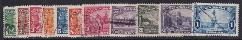 Canada, Scott 217-227, used