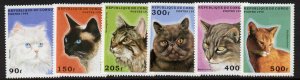 Congo PR 1095-1100 MNH Domestic Cats