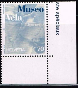 Switzerland 2001,#1098 MNH.  Sculpture of Vincenzo Vela (1820-1891)
