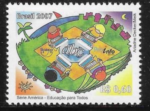 Brazil 2007 America issue UPAEP Education for all Sc 3027 MNH A1108