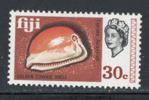 Fiji 1969 Queen Elizabeth II & Golden Cowrie Shell 30c Scott # 272 MH