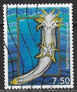 Faroe Islands ~ Scott # 411 ~ Used ~ Mollusks