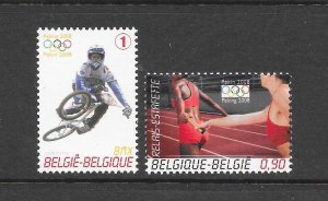 BELGIUM-CLEARANCE #2312-13 BEIJING OLYMPICS MNH