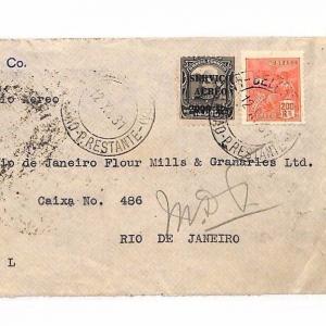 AE112 1931 Brazil Rio De Janeiro Cover {samwells-covers}