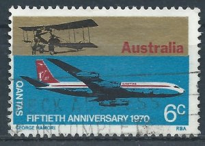 Australia 1970 - 6c QANTAS 50th anniversary - SG477 used