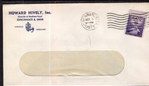 US Howard Hively Inc,Cincinnati,OH Lincoln Mercury Ccar 1952 Cover