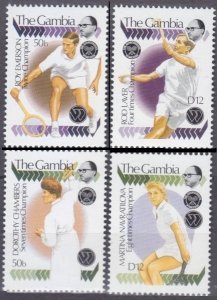 1990 Gambia 967-968,983-984 Tennis 8,60 €