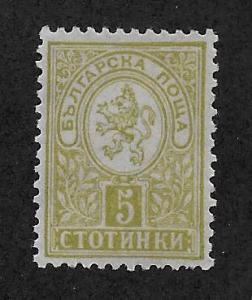 BULGARIA SC# 31 FVF/MNG 1889