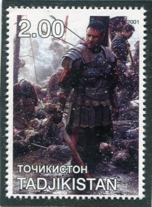 Tajikistan 2001 RUSSELL CROWE Australian Actor 1 Stamp Perforated Mint (NH)