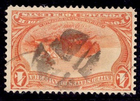 US Stamp #287 4c Trans-Mississippi USED SCV $25.00