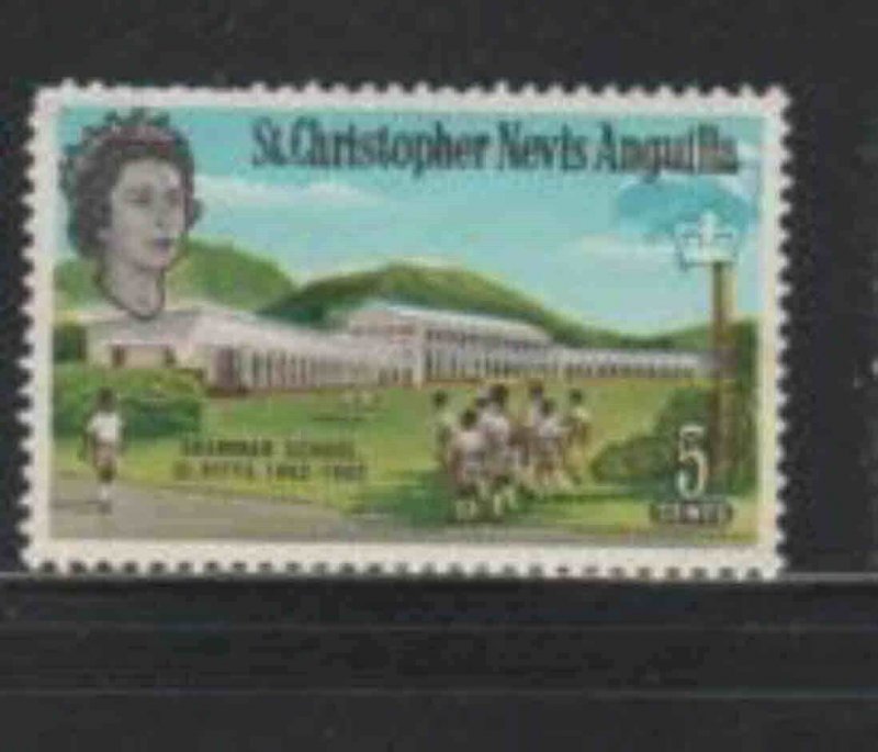 ST. KITTS- NEVIS #150 1963 5c GRAMMER SCHOOL MINT VF NH O.G