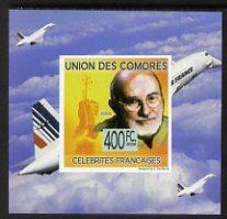 Comoro Islands 2009 French Celebrities individual imperf ...