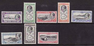 Ascension-SC#23-30-unused hinged KGV short set to the 1sh-19