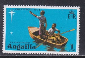 Anguilla # 205, Christmas - Fisherman Seeing Star, Mint NH