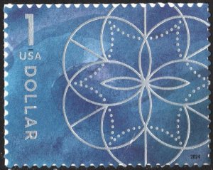 SC#5853 $1.00 Floral Geometry (2024) MNH