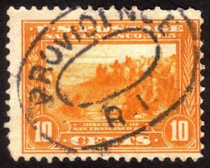 1913, US 10c, San Francisco Bay, Used, Sc 400A