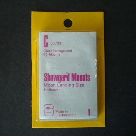 Mounts Showgard,C,  50/31mm (40ea. clear)(00524C)