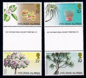 [64719] Pitcairn Islands 1983 Flora Trees Baumen Flowers  Gutter Pairs  MLH