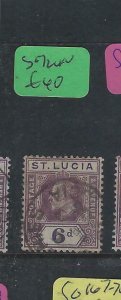 ST LUCIA (P2602BB)  KE   6D  SG 72     VFU 