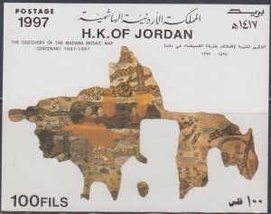 JORDAN Sc # 1566 MNH S/S ONLY - 100th ANN DISCOVERY of the MADABA MAP