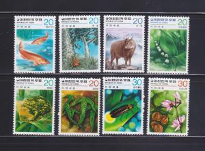 Korea 1149-1150, 153-1158 MNH Nature