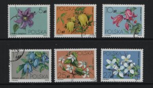 Poland  #2610-2615  cancelled  1984  flowers