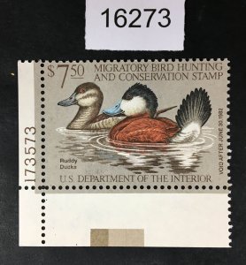 US STAMPS # RW48 PLATE SINGLE MINT OG NH $13 LOT #16273