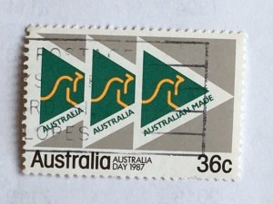 Australia – 1987 –Single “Flag/Emblem” Stamp – SC# 1010 – Used