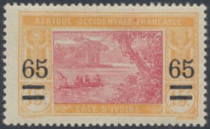 Ivory Coasts    SC# 82 MLH  see details & scans