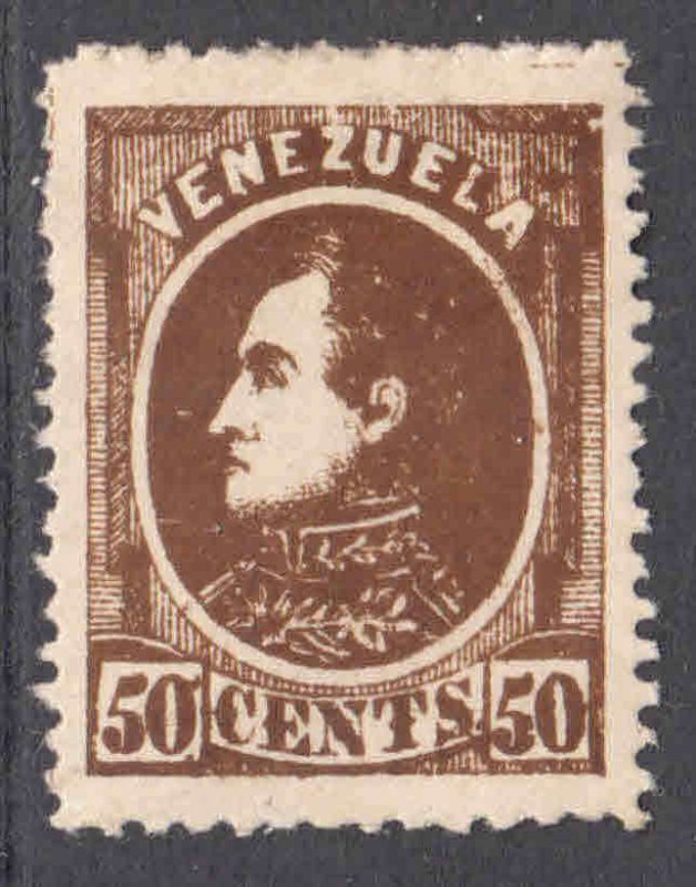 VENEZUELA 72a DEEP BROWN OG H M/M VF $93 SCV