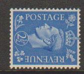 GB George VI  SG 489a UM wmk sideways