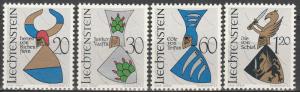 Liechtenstein #411-4 MNH (S9745)