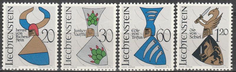 Liechtenstein #411-4 MNH (S9745)