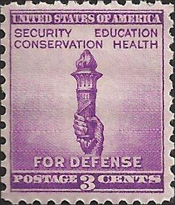 # 901 MINT NEVER HINGED NATIONAL DEFENSE