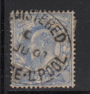 Great Britain used #131 2 1/2p Edward VII 