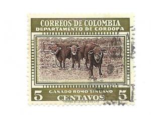 Colombia 1956 - Scott #648 *