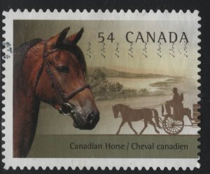 Canada 2009 used Sc 2329 54c The Canadian Horse, horse-drawn carriage