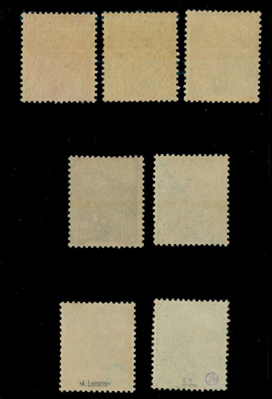 MOMEN: MONACO SC #B2-B8 1919 MINT OG NH $1,400+ LOT #60228