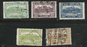 Hungary Scott 437-441 Used set