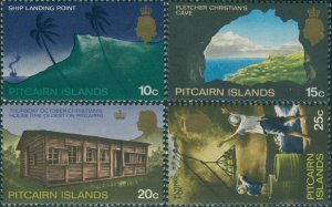 Pitcairn Islands 1969 SG101-104 Landing Cave House Flyingfox MNH