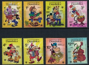 Dominica #644-53* NH CV $8.00 Disney complete set with Souvenir sheet