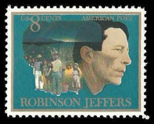 PCBstamps   US  #1485 8c Arts - Robinson Jeffers, MNH, (7)