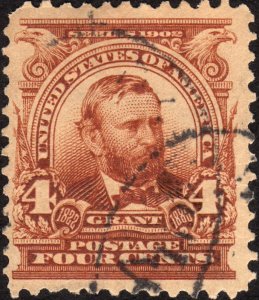 1903, US 4c, Ulysses S. Grant, Used, Sc 303