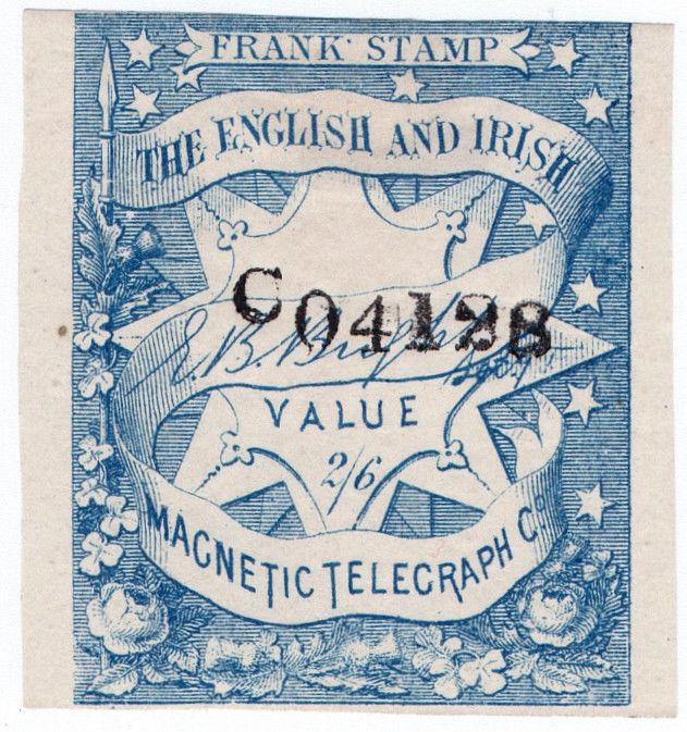 (I.B) English & Irish Magnetic Telegraph Company 2/6d