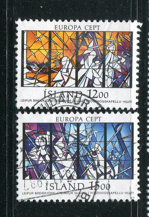 Iceland #639-40 Used